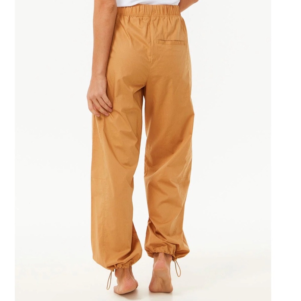 Rip Curl South Bay Cargo‎ Pant Light Brown Tan Baggy Jogger Womens Medium - Picture 3 of 6